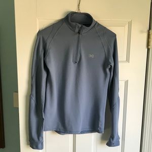 Blue/Gray Under Armor Half Zip